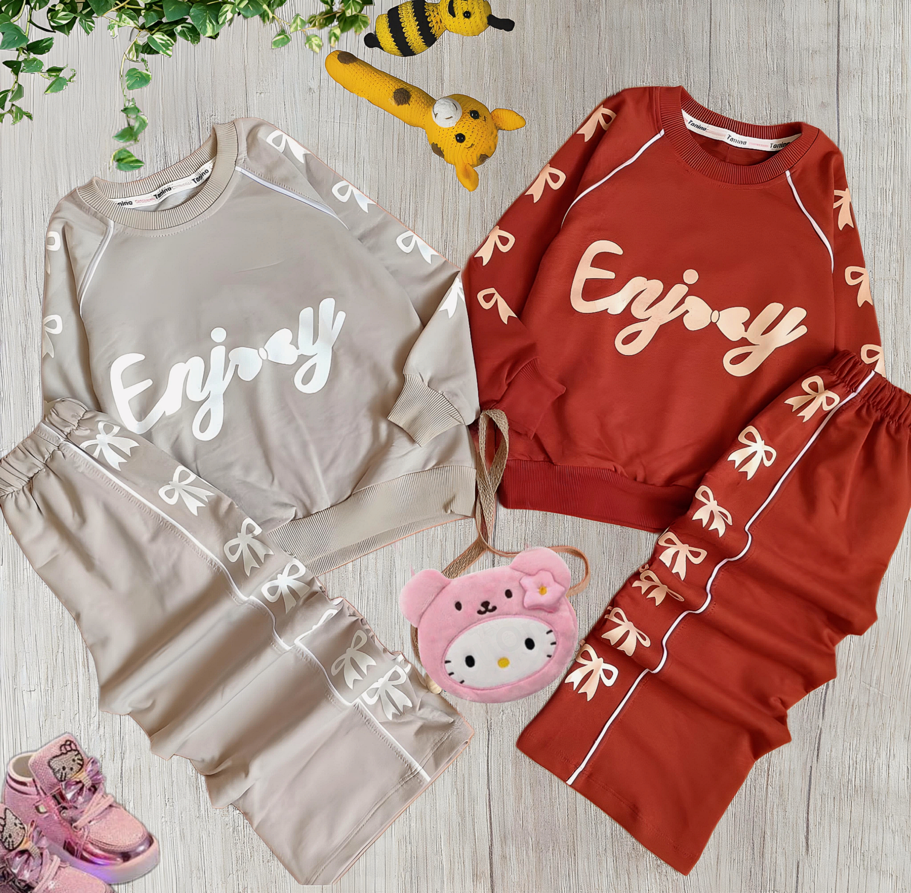 ست دخترانه پاپیونی enjoy