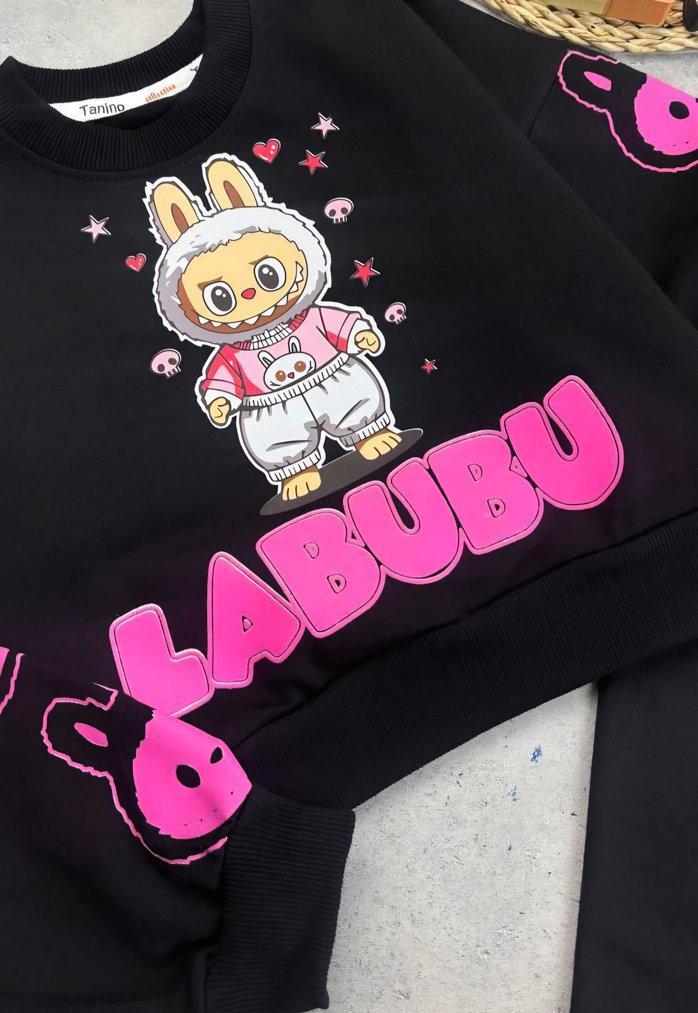 ست کراپ شلوار لبوبو