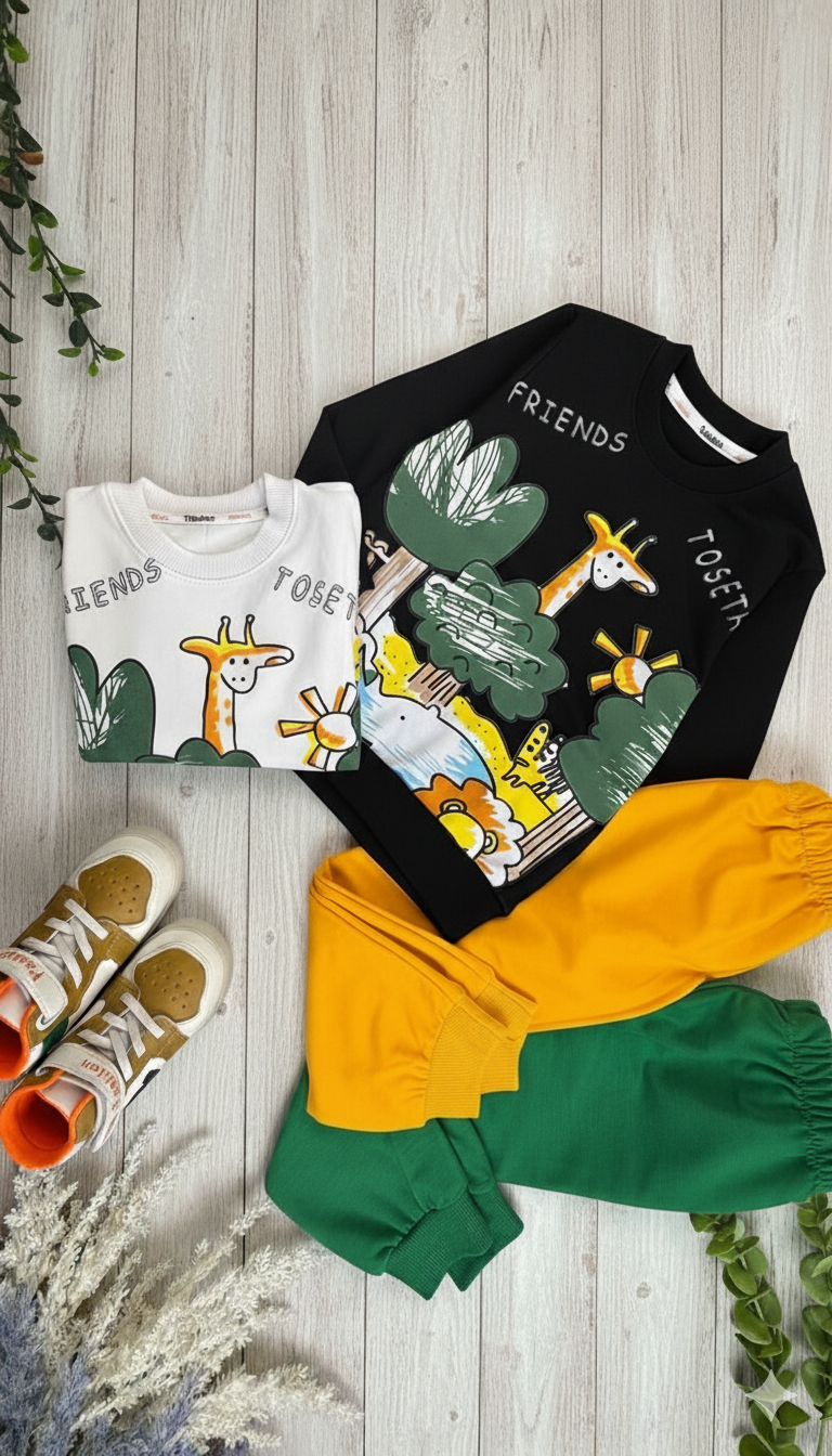 ست بلوز و شلوار زرافه