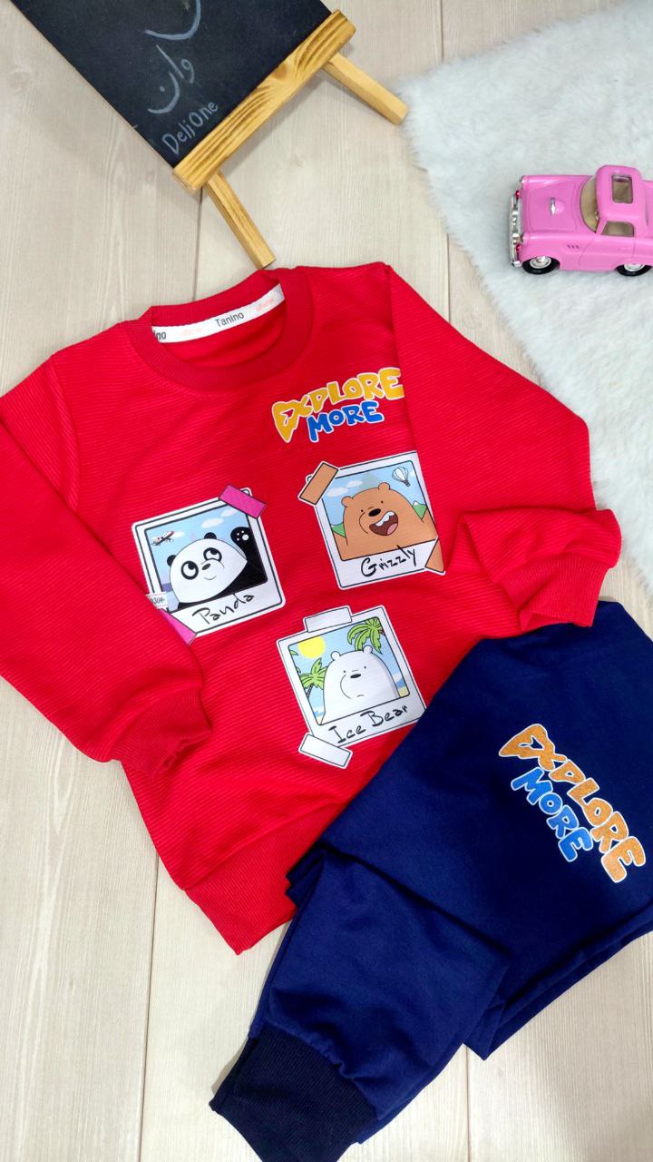 ست بلوز شلوار اسپرت سه خرس