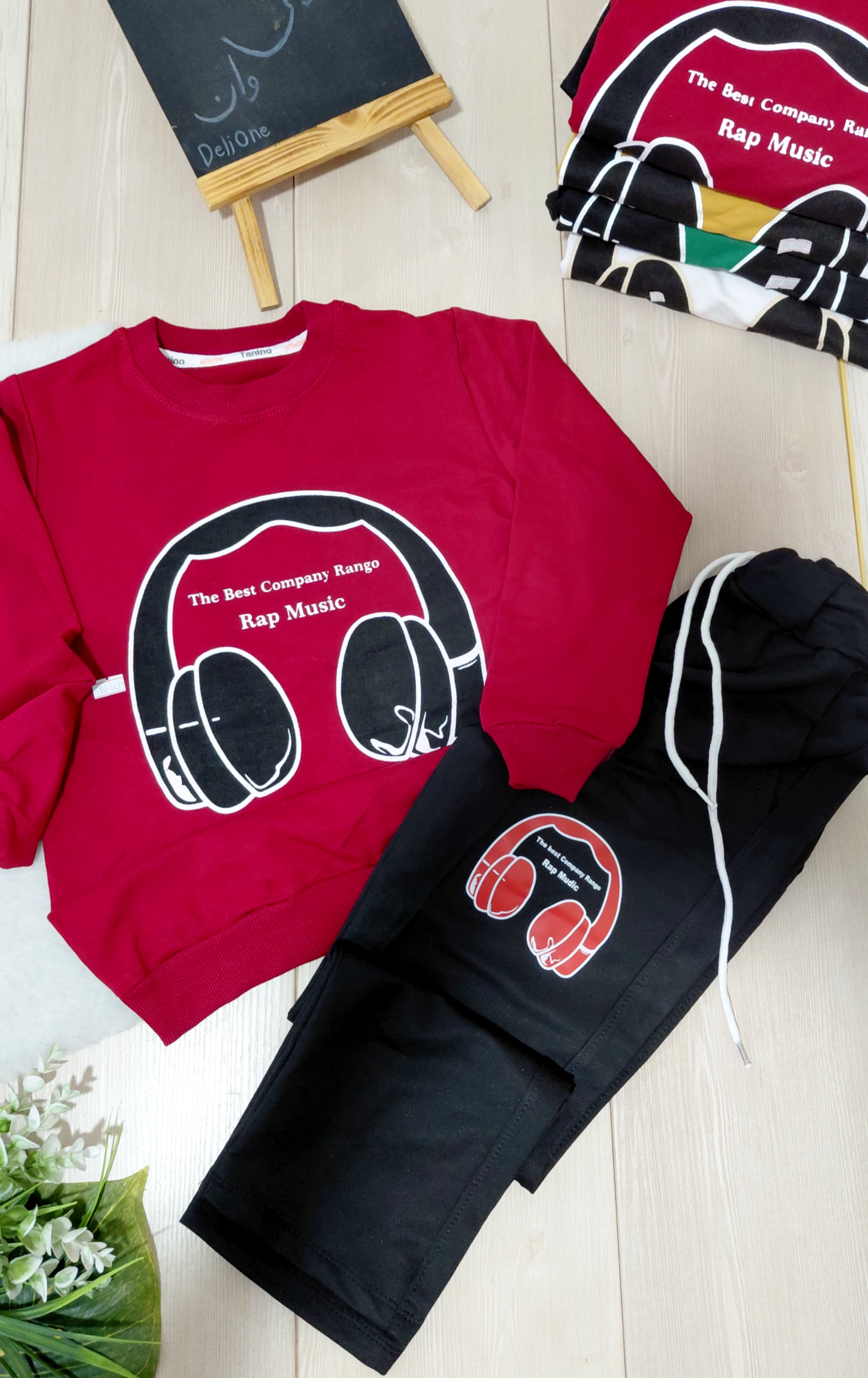 بلوز شلوار پسرانه طرح هدفون