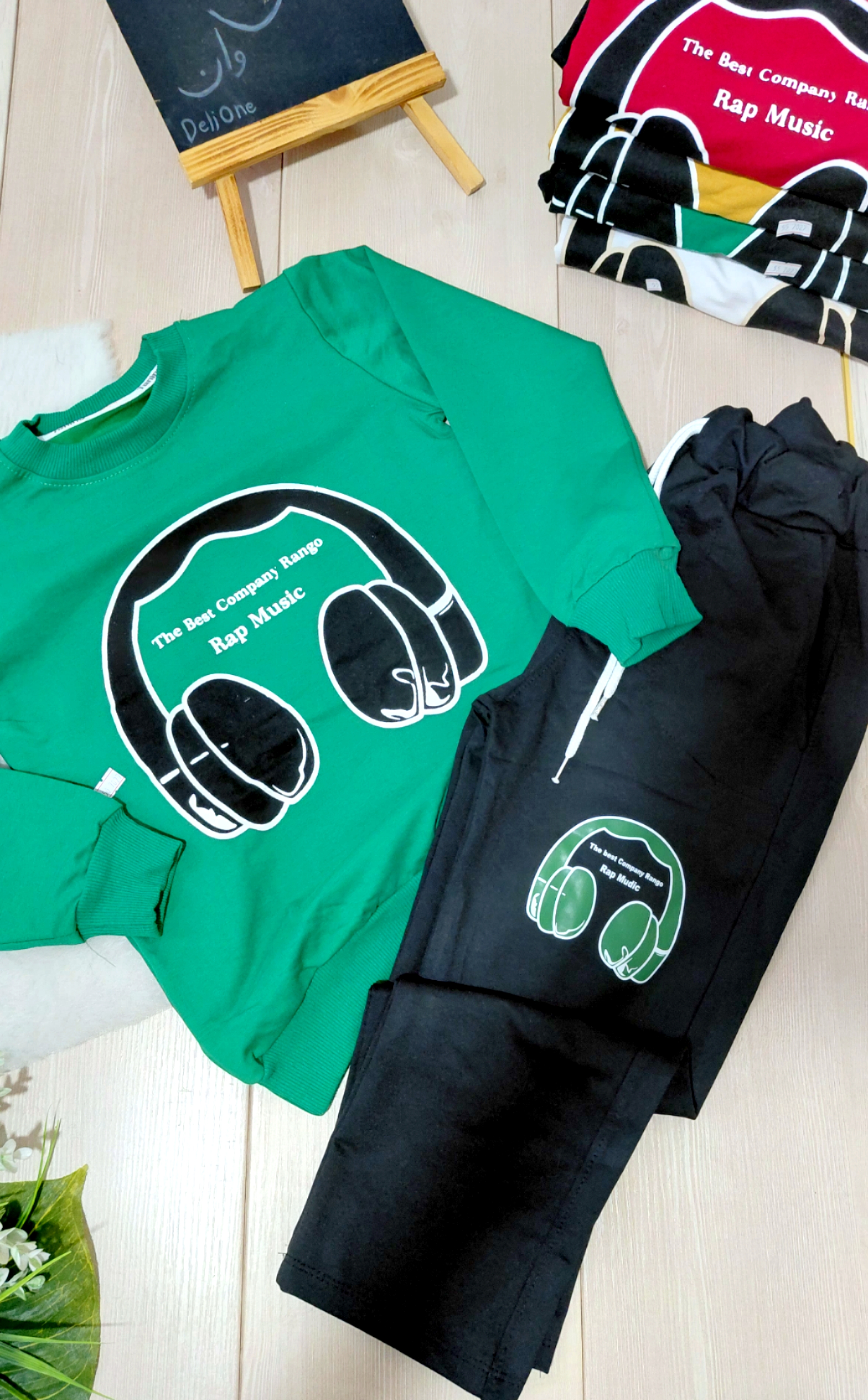 بلوز شلوار پسرانه طرح هدفون