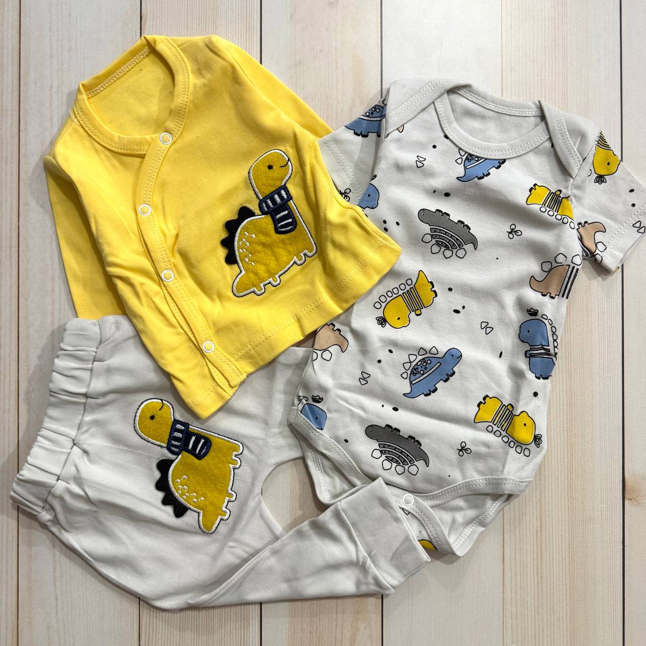 سه تیکه طرح دایناسور