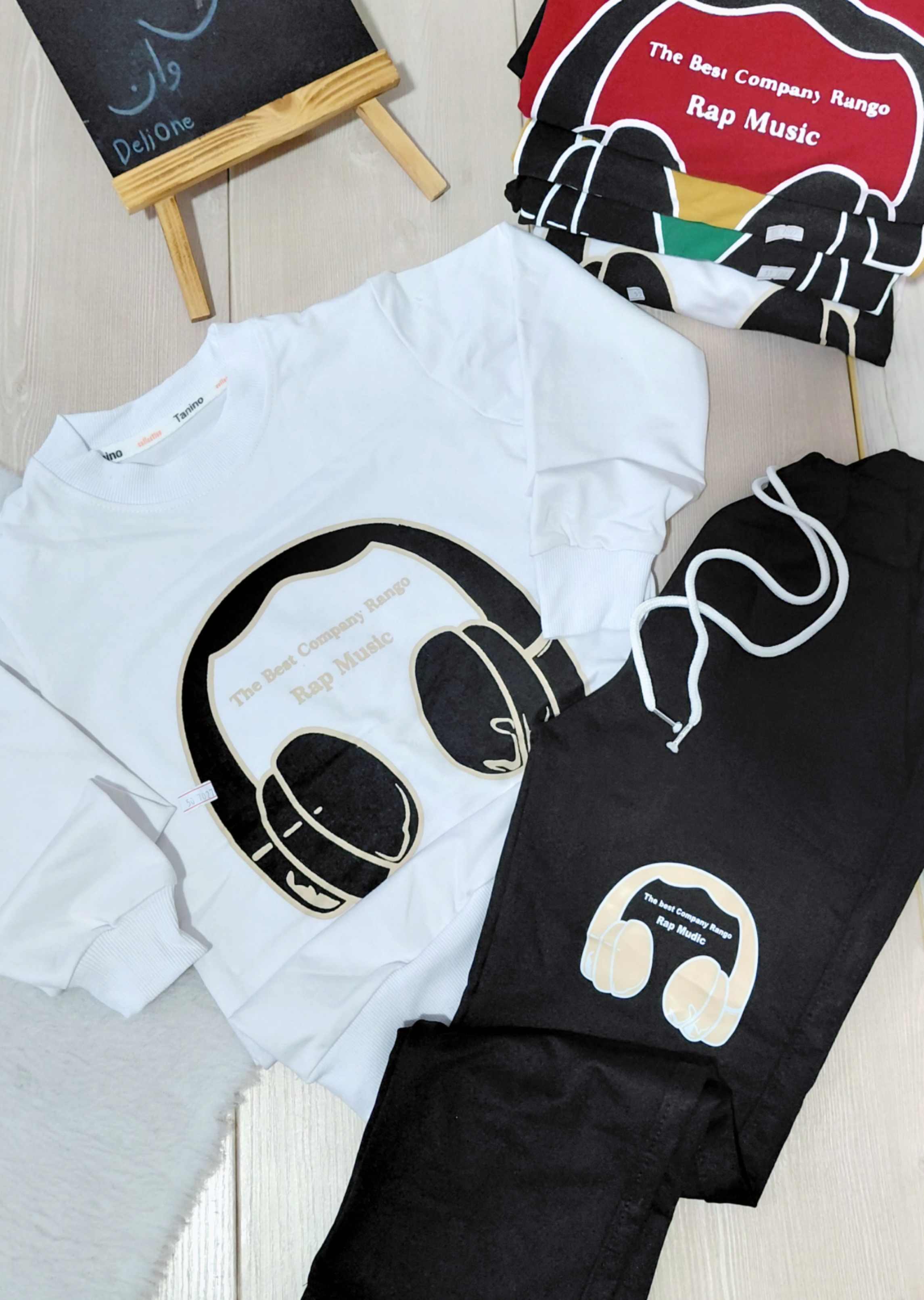 بلوز شلوار پسرانه طرح هدفون